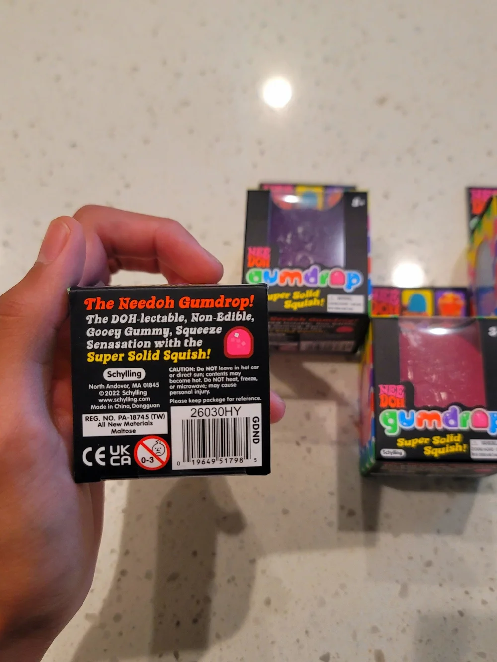 ONE (1) Needoh Gumdrop Random Color!